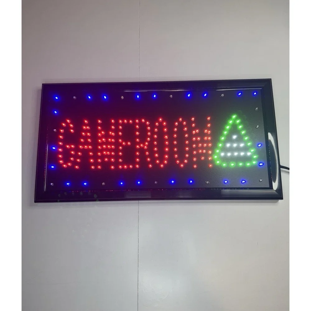 Light Up‎ Game Room LED motion Sign [19in x 10in] Room Decor Man Cave Bright
